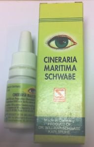 2x Dr William Schwabe Cineraria Maritima GERMAN HOMEOPATHIC Eye Drops 10mL