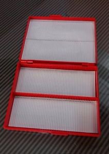 Microscope Slide Storage Plastic Box Case 100 Slot Index