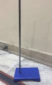 Lab Stand Cast Iron Support Chemistry Scientific 6" x 4" Heavy