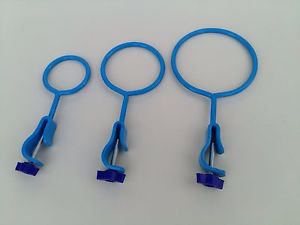 3x Retort Ring with Holder Clamp Support Lab Ring Clamps size 50mm 75mm 100mm