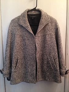 Lafayette 148 New York Black & White Women's Jacket Size 8 M