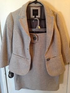 The Limited Gray Wool Suit Blazer Size S & Skirt Size 2
