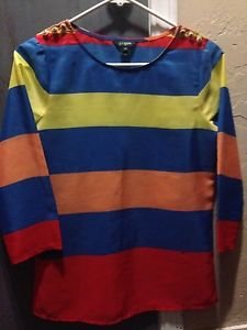 J.CREW Multicolored Blouse Size XXS