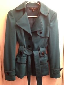 Nine West Teal Jacket Coat Suit Size 2