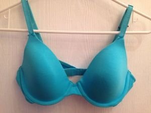 Victoria's Secret Lined Perfect Coverage Cotton Bra 34B Excellent Condition