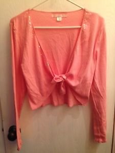 Victoria's Secret Cardigan Lightweight-pink-size M