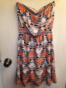 NWOT Francesca's Collection Multi-colored Dress Size Small "Cute Dress"