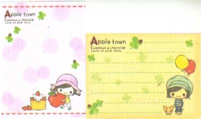 Japan Cru-x Apple Town Memos