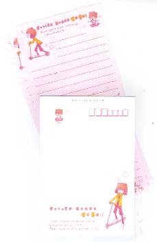 Japan Kamio Girl Roller Board Lettersets