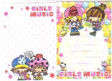 Japan Kamio Girls Music Memos