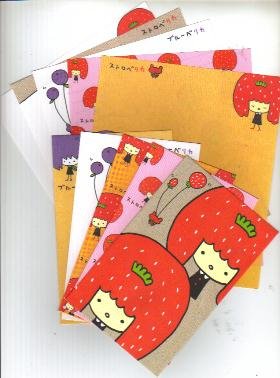 Japan Q-Lia Strawberry San Lettersets