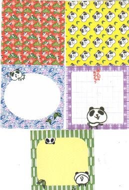 Japan Panda w Bamboo Memos