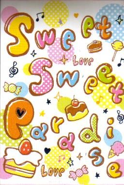JAPAN CRU-X Sweet Sweet Paradise Notepad (large memo pad) KAWAII