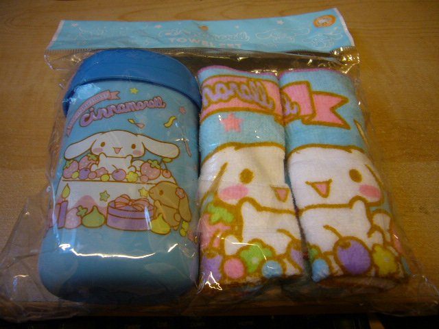 Japan Sanrio Baby Cinnamoroll Towels w/ Box Set Kawaii