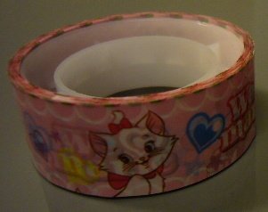 Japan Disney Marie Deco Tape KAWAII