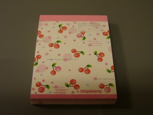 Japan Preco Baby Cherry Memopad KAWAII