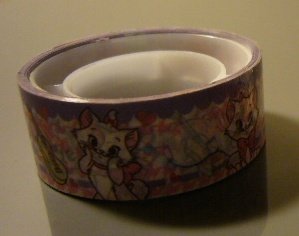 Japan Disney Marie Music Deco Tape KAWAII