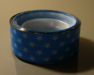 Japan Baby Blue Stars Deco Tape KAWAII