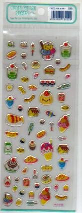 Japan Food & Dessert Jelly Sticker KAWAII