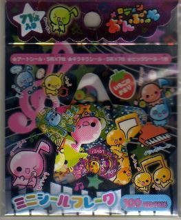 Japan Cru-x Melody Ball San Sack Stickers KAWAII