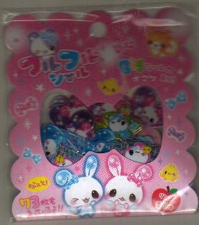 Japan Q-Lia Rabbit Angel Sack Stickers KAWAII