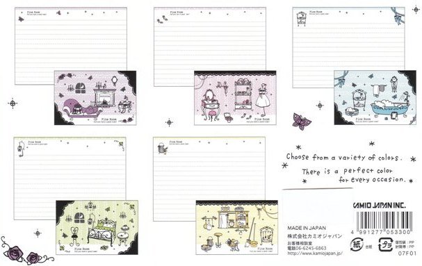 JAPAN Kamio Fine Rooms Deco Lettersets Kawaii