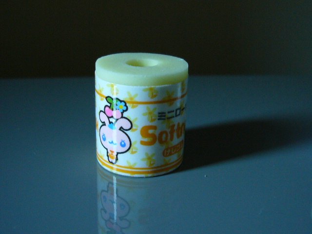 Japan Rabbit Tissue Roll Eraser w/ Scent KAWAII