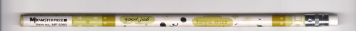 Japan Cute Animal Face Pencil KAWAII (mustard)