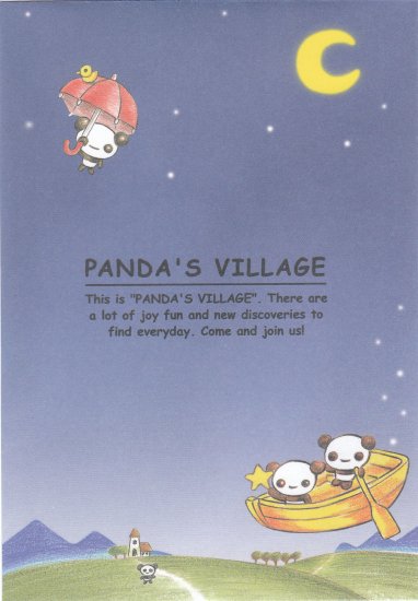 Japan Panda's Village Envelopes (5 pcs) KAWAII
