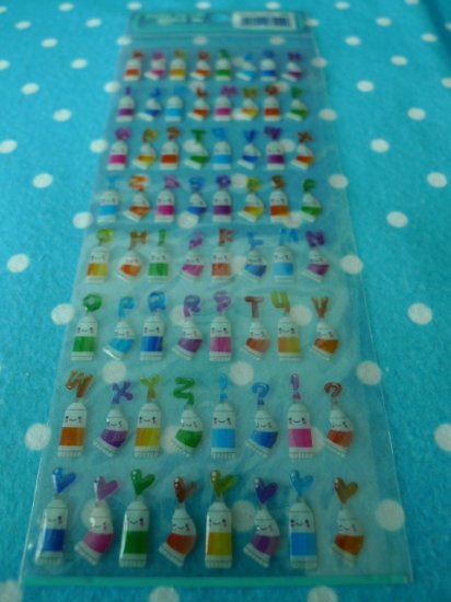 Japan Pastel Colour Jelly Sticker KAWAII