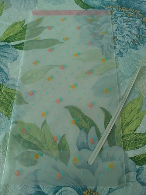 7x Japan Small Rose Plastic Gift Bags KAWAII