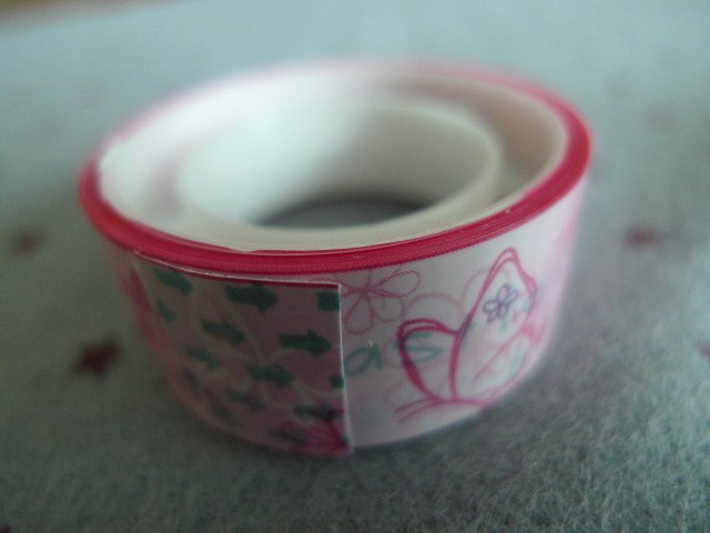 Japan Pink Butterfly Deco Tape KAWAII