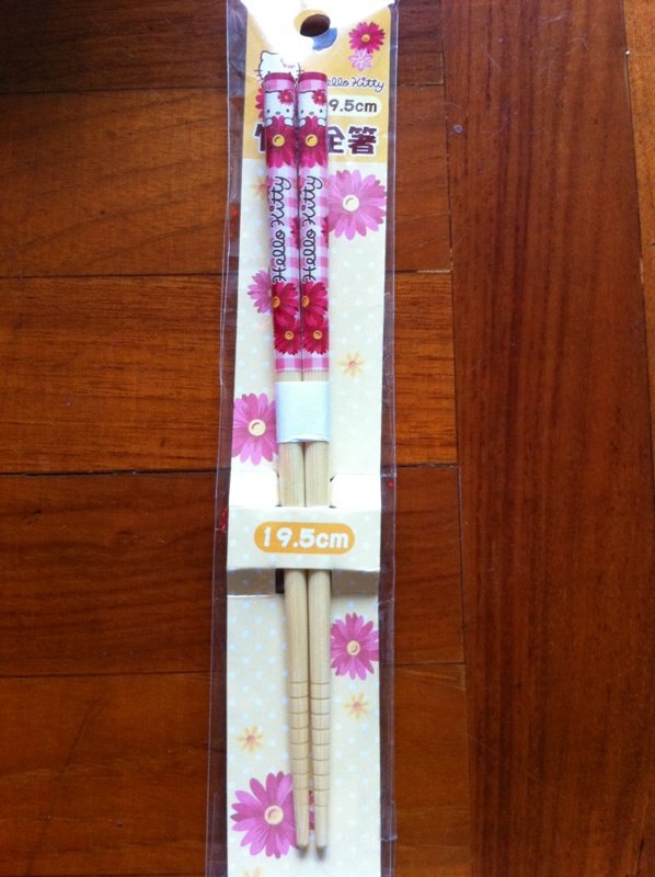Japan Hello Kitty Flower chopsticks KAWAII
