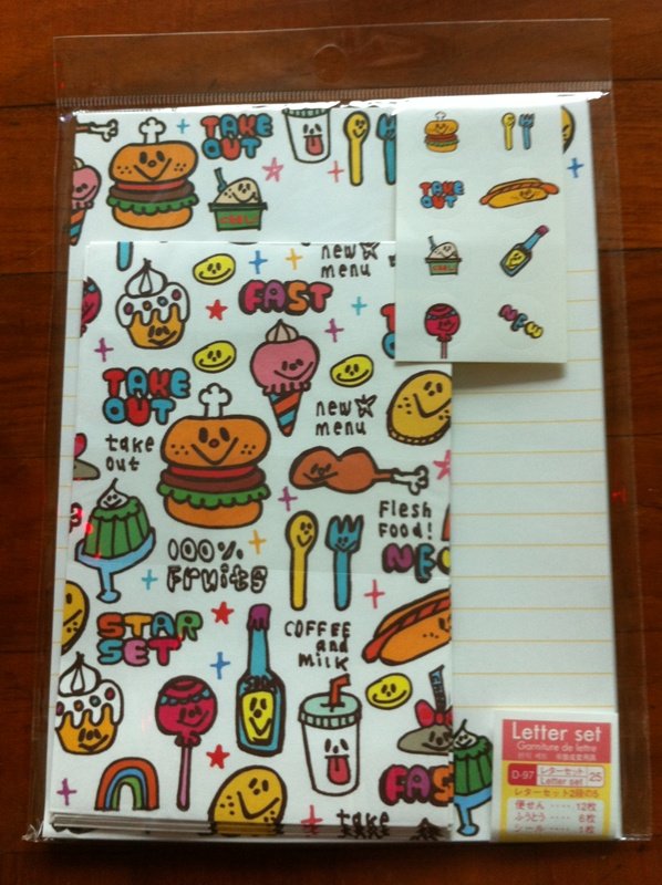JAPAN Food & Snack Lettersets Pack KAWAII