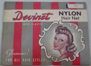 Vintage Grey Devinet Nylon Hair Net