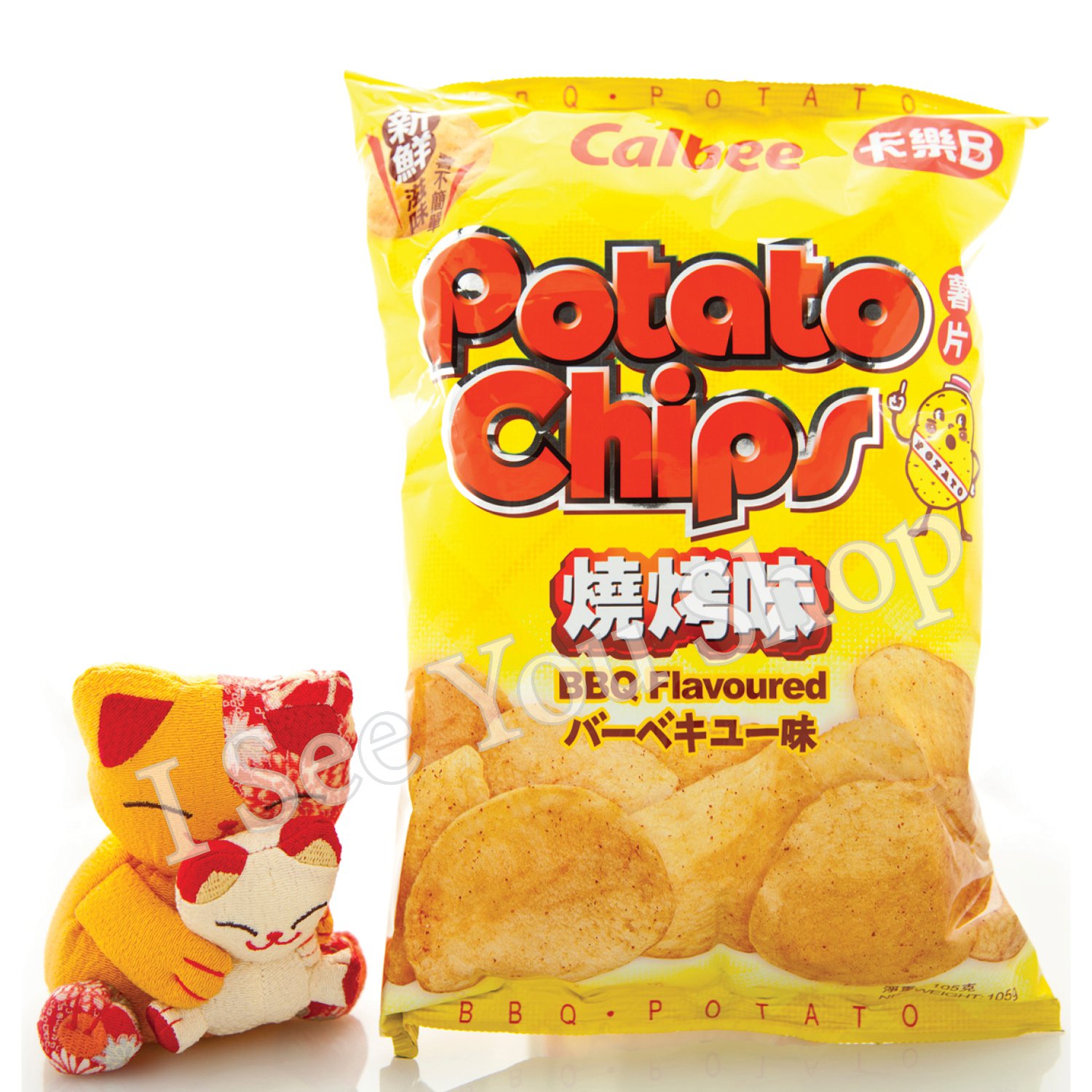 塿¨B çç¤å³è¯ç Calbee BBQ Flavored Potato Chips 105g