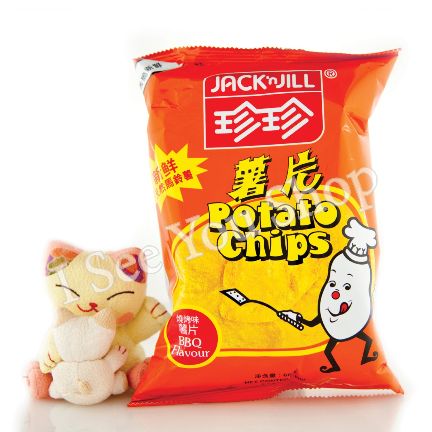 çççç¤å³è¯ç Jack'n Jill BBQ Flavor Chips 60g