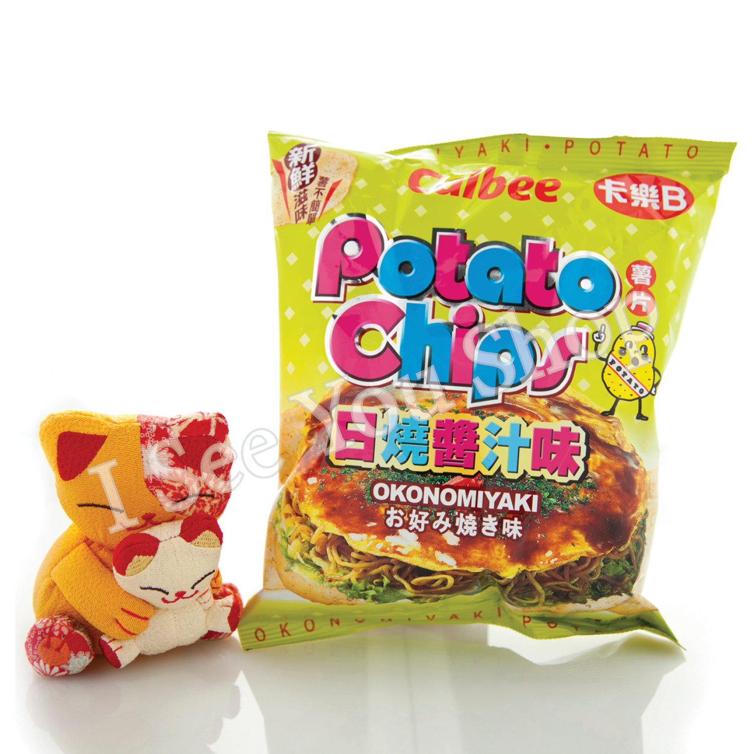 塿¨B æ¥ç鬿±å³è¯ç Calbee Okonomiyaki Flavored Potato Chips 55G