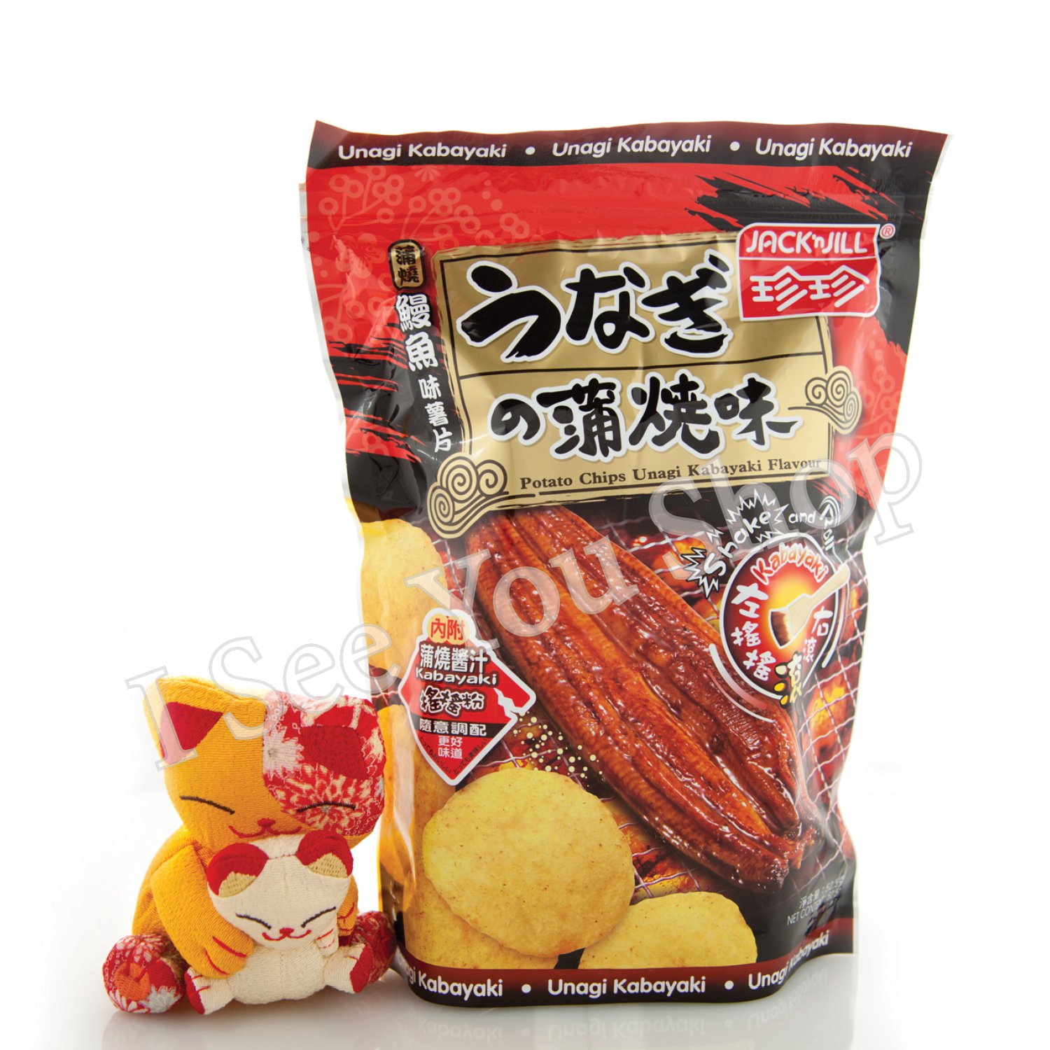 ççè²çé°»éå³è¯ç Jack'n Jill Unagi Kabayaki Flavored Potato Chips 52.5g