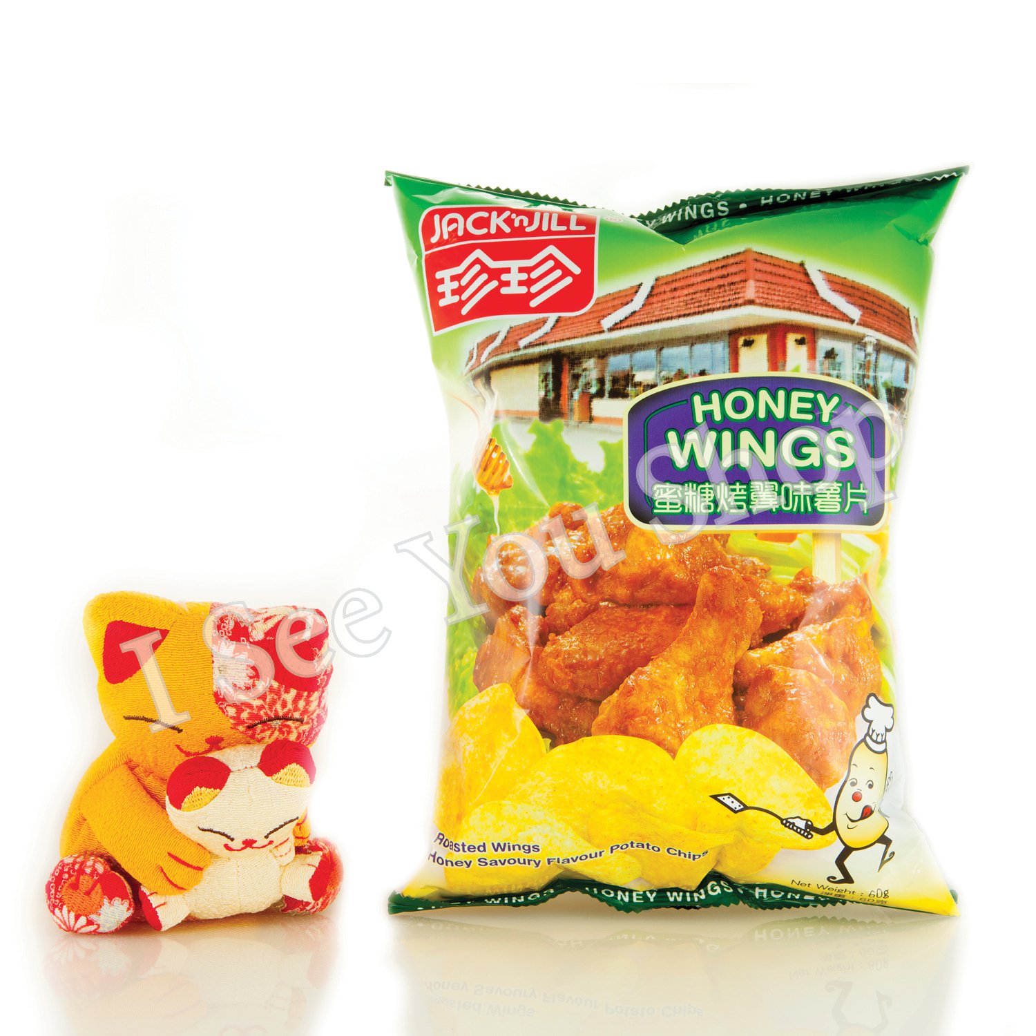 ççèç³ç¤ç¿¼å³è¯ç 60g Jack'n Jill Rosted Wings Honey Savoury Flavor Potato Chips 60g