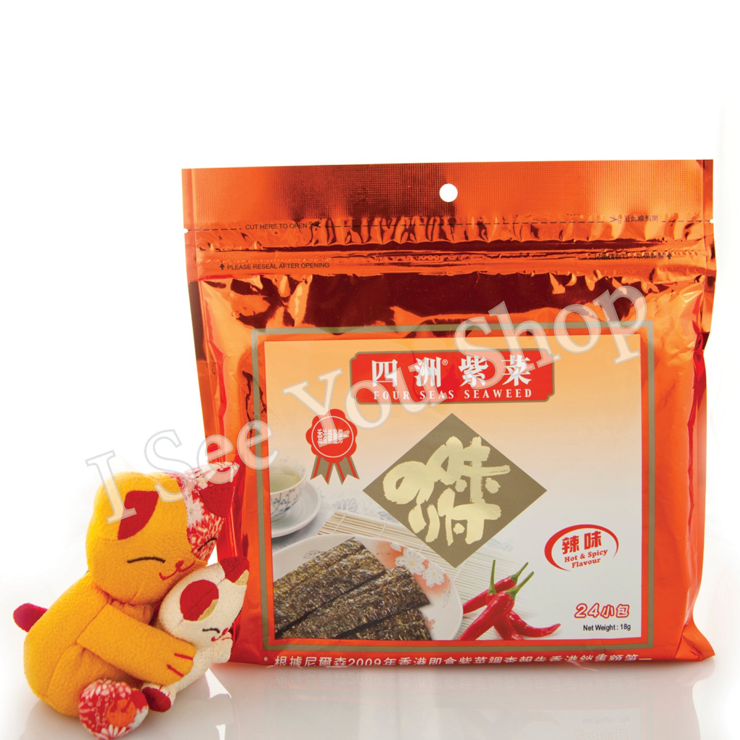 åæ´²ç´«è(è¾£å³) Four Seas Hot & Spicy Flavor 18g