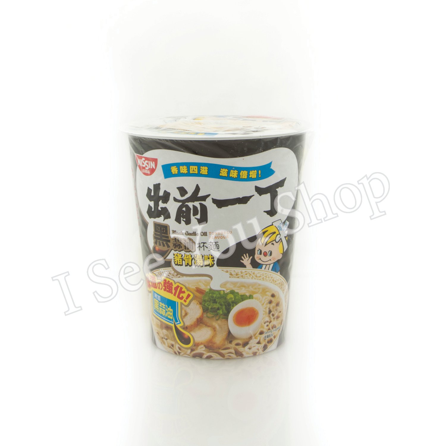 åºåä¸ä¸ é»è油豬骨湯æ¯éºµ Nissin Black Garlic Oil Tonkotsu Flavor Cup Noodles 75g