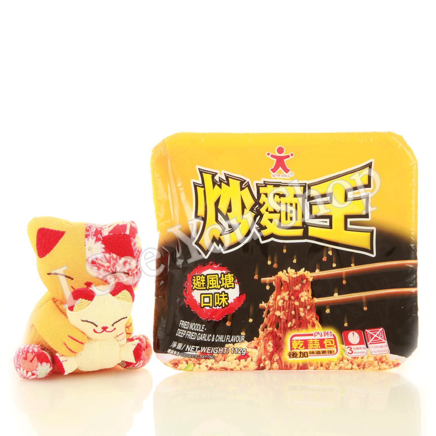 å¬ä»ç麵ç é¿é¢¨å¡å£å³ 112g Doll Fried Noodle Deep Friend Garlic & Chili Flavour 112g