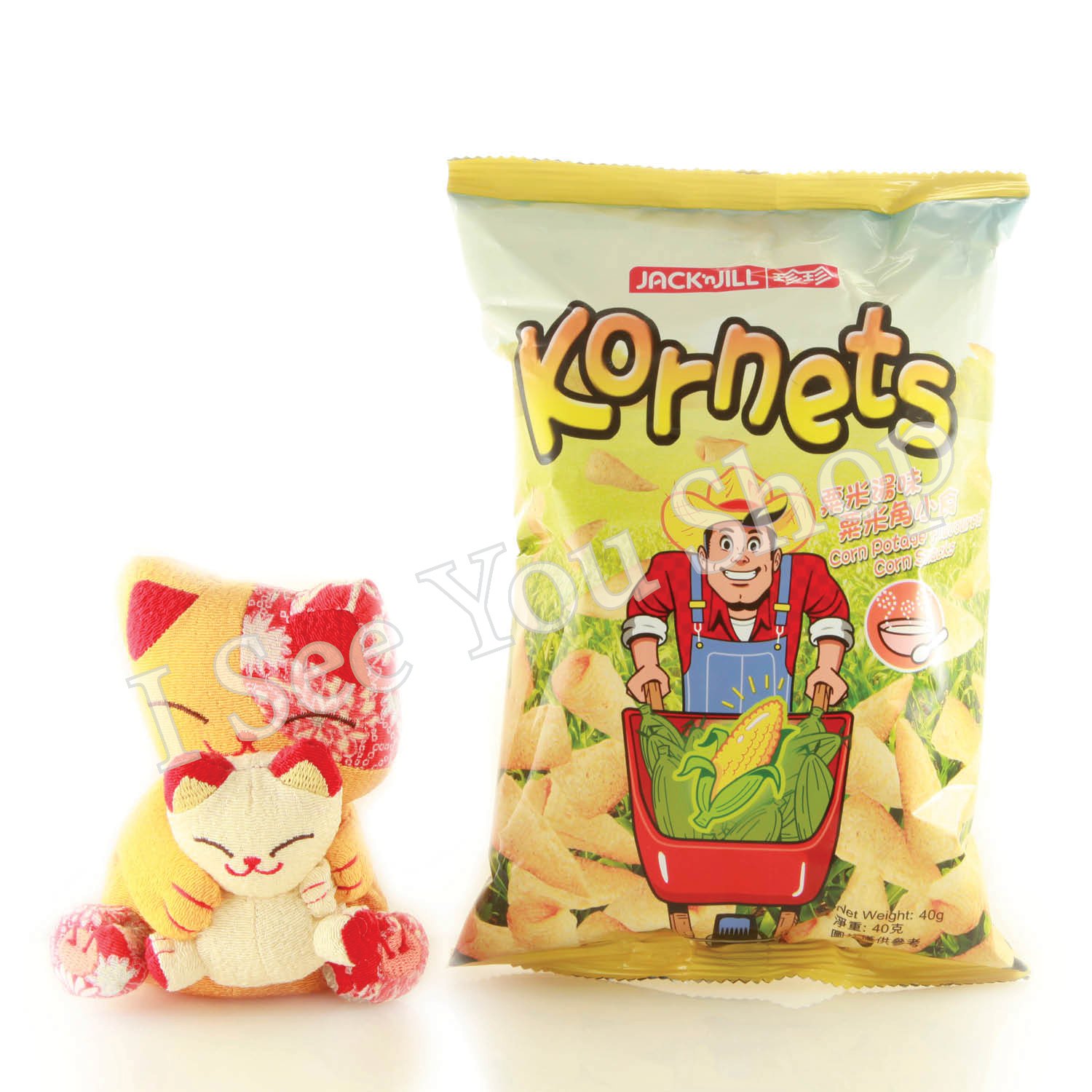 ççç²ç±³æ¹¯ç²ç±³è§å°é£ Jack'n Jill Corn Potage Flavored Corn Snacks