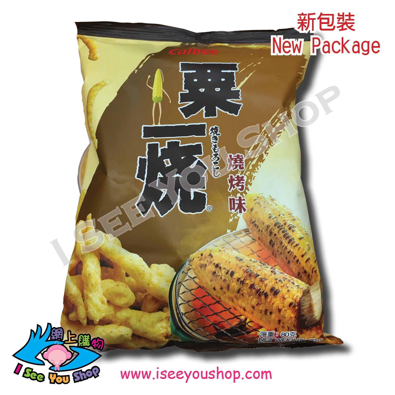 塿¨B ç²ä¸ç çç¤å³ Calbee BBQ Flavored Grill-A-Corn 80G