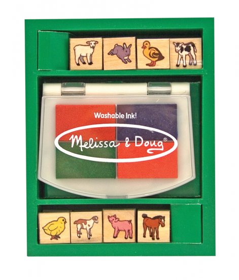Baby Zoo Animals Stamp Set