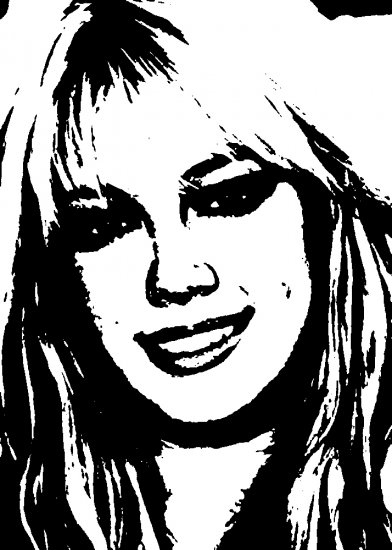 Hillary Duff Acylic Pop Art Painting