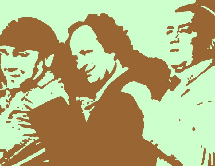 The Three Stooges Acylic Pop Art Painting