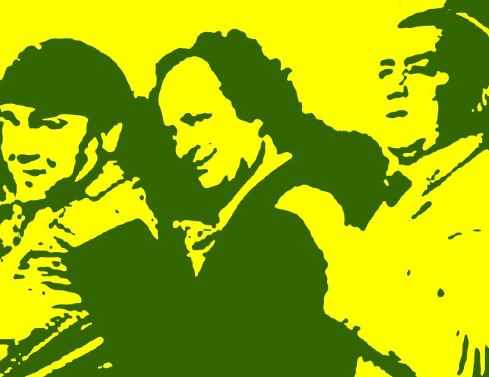 The Three Stooges Acylic Pop Art Painting