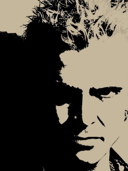 Billy Idol Acylic Pop Art Painting